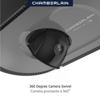 Chamberlain 3/4 HP Ultra-Quiet Belt Drive Smart Garage Door Opener with Integrated Camera and LED Light