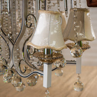 Classic Two-Style Chandelier - 9" H x 18" D