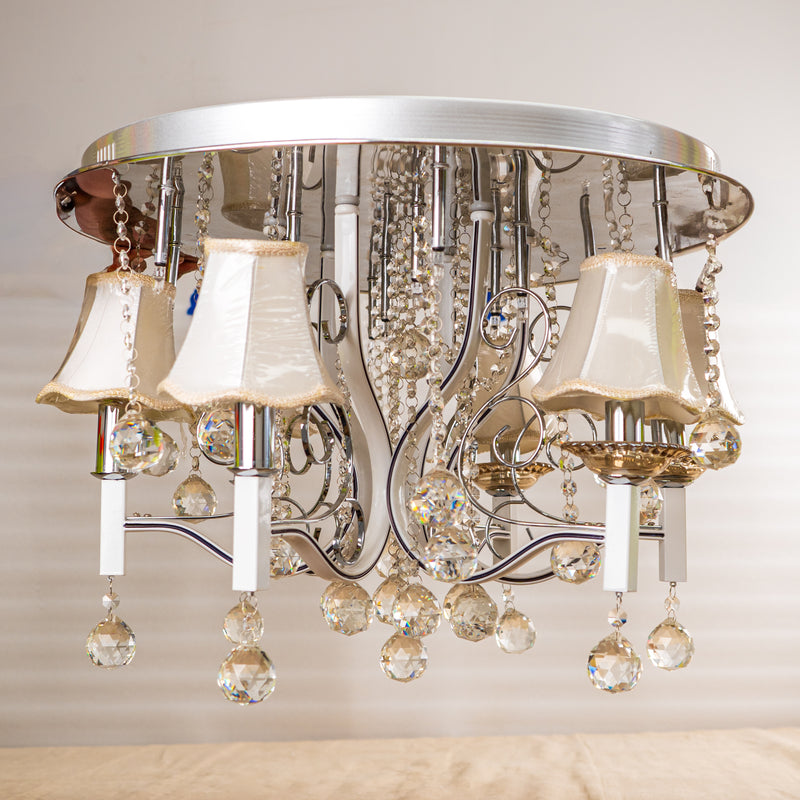 Classic Two-Style Chandelier - 9" H x 18" D