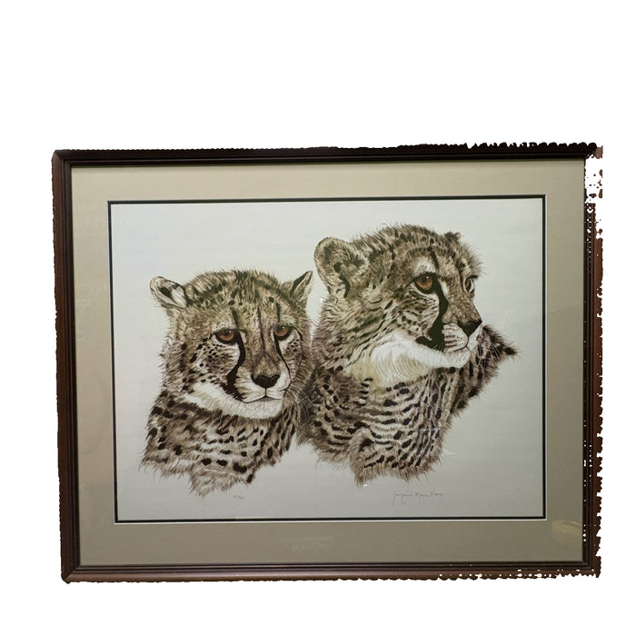 “Cheetah Head” by Jacquie Marie Vaux