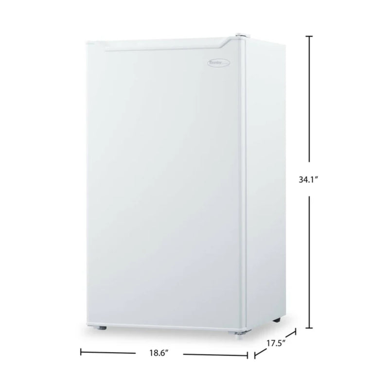 Compact Refrigerator - 3.3 Cu. Ft. - White
