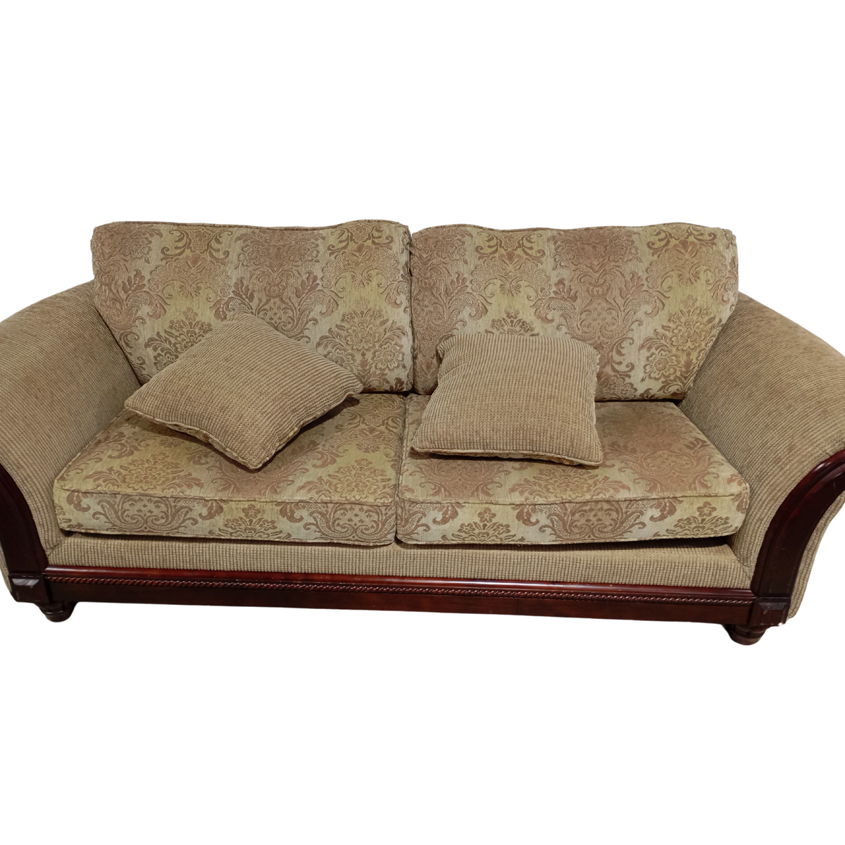 Corduroy Sofa In Light Beige