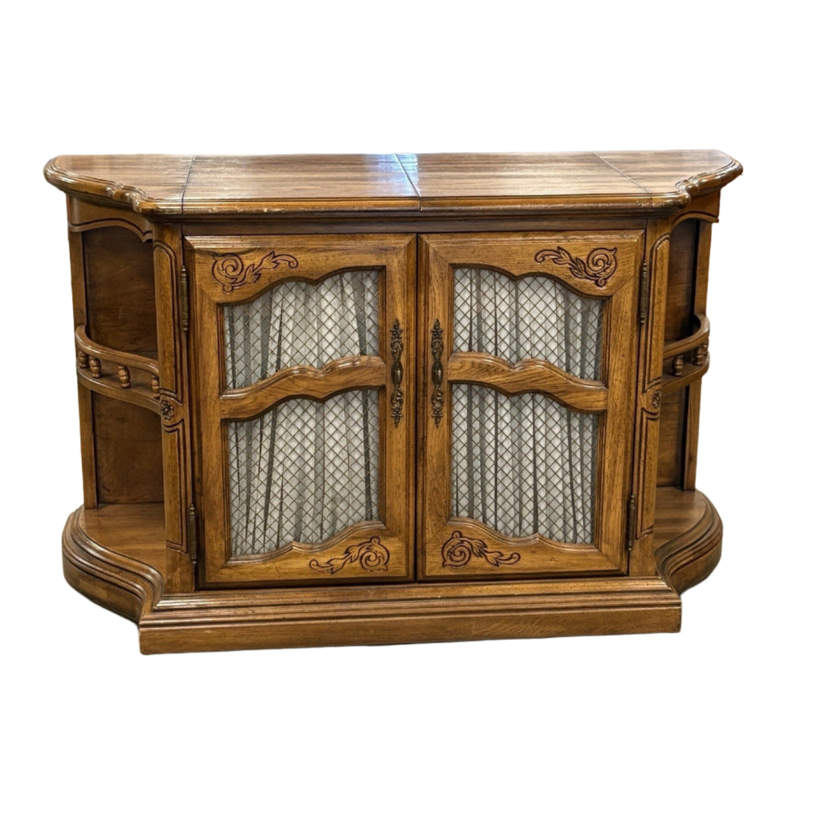 Country French Regency Flip Top Server Buffet