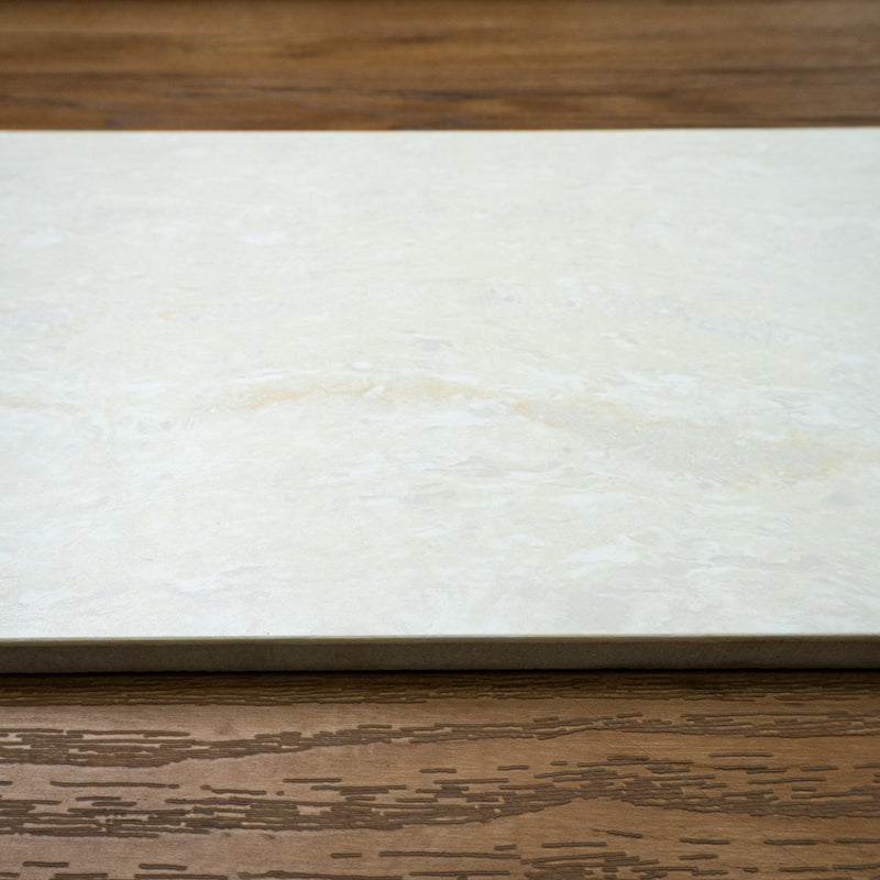 12" x 24" Porcelain Tile in Cream - 8pcs (15.50 sq ft/box)