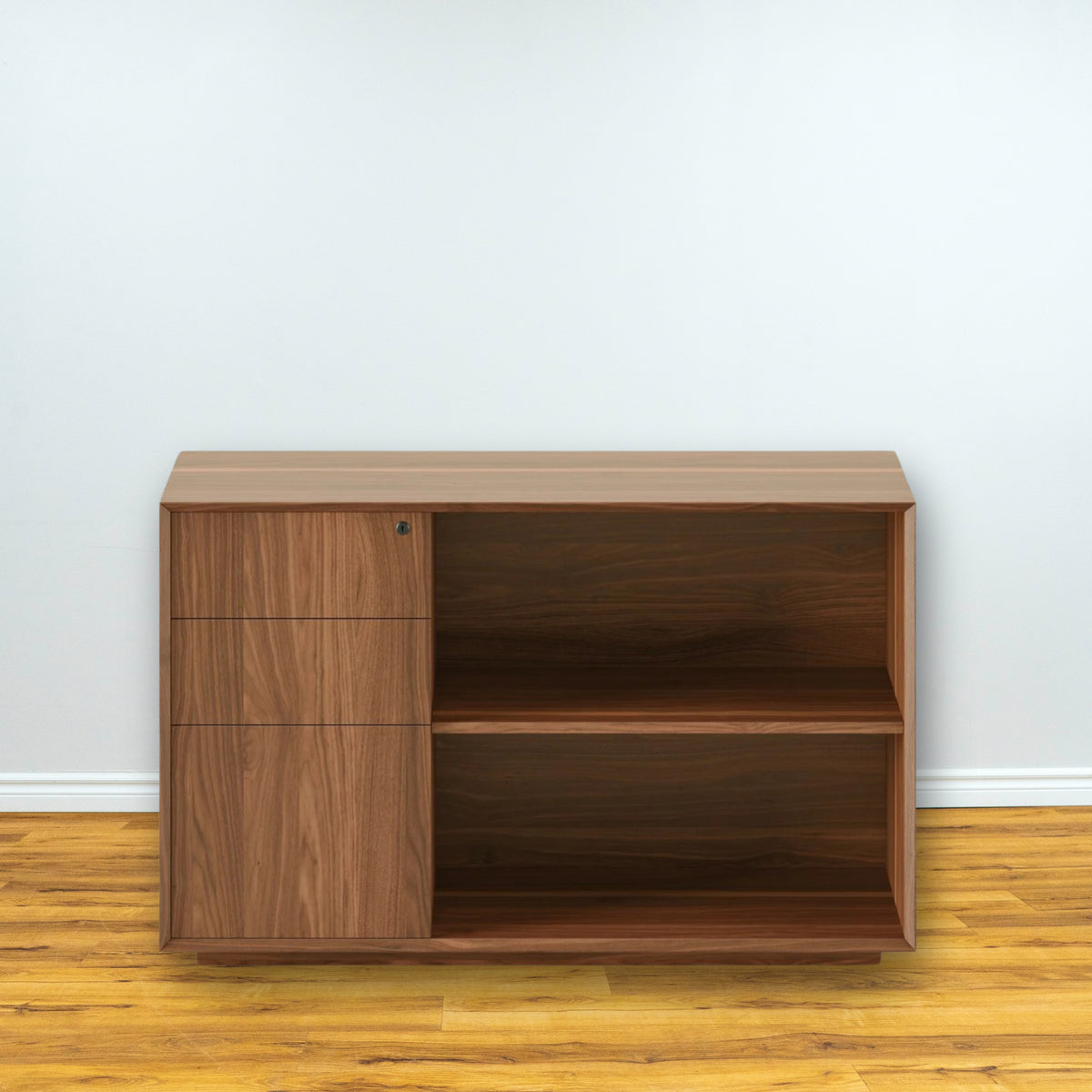 Credenza in Walnut (Left Drawers)