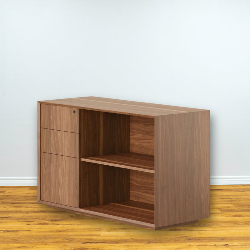 Credenza in Walnut (Left Drawers)