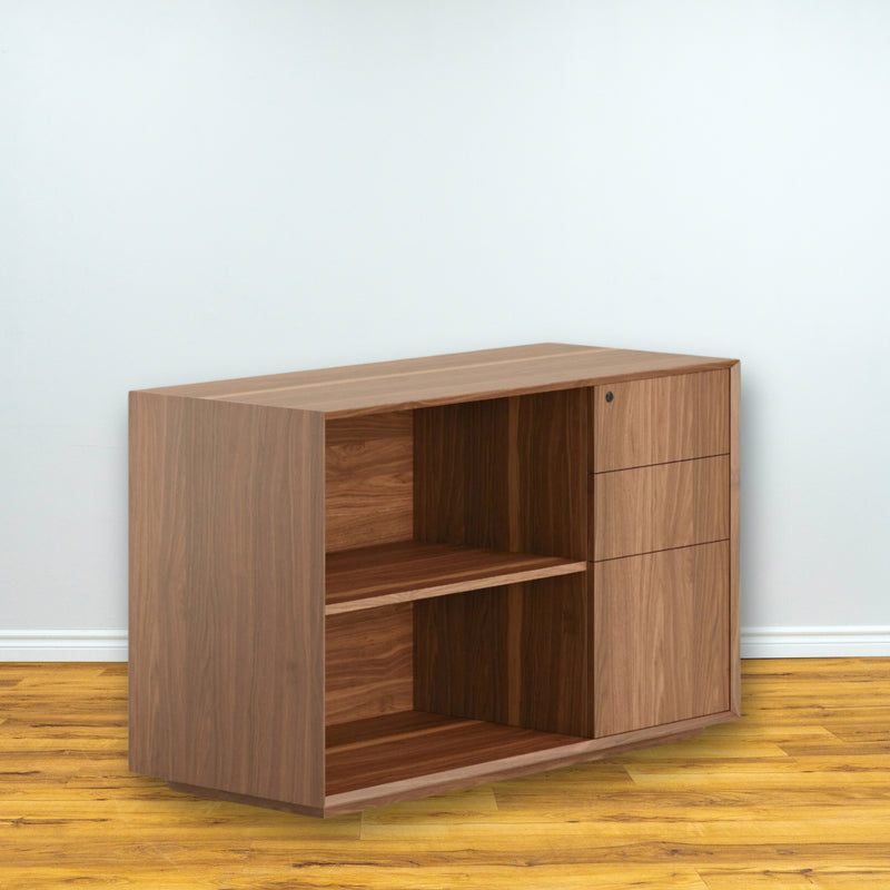 Credenza in Walnut (Right Drawers)