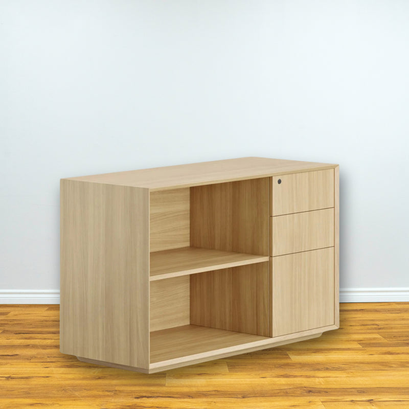 Credenza in Woodgrain (Right Drawers)