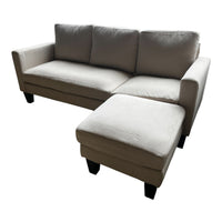 Modern Lounge Sectional w/ Ottoman