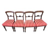 Striped Chairs - A set of four