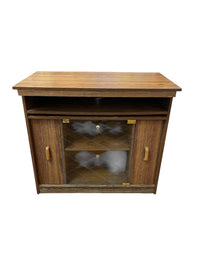 Cabinet with Swivel Top & Pull-Out Rack