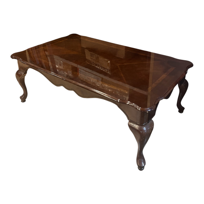 Creemont Classic Polished Mahogany Finish Coffee Table