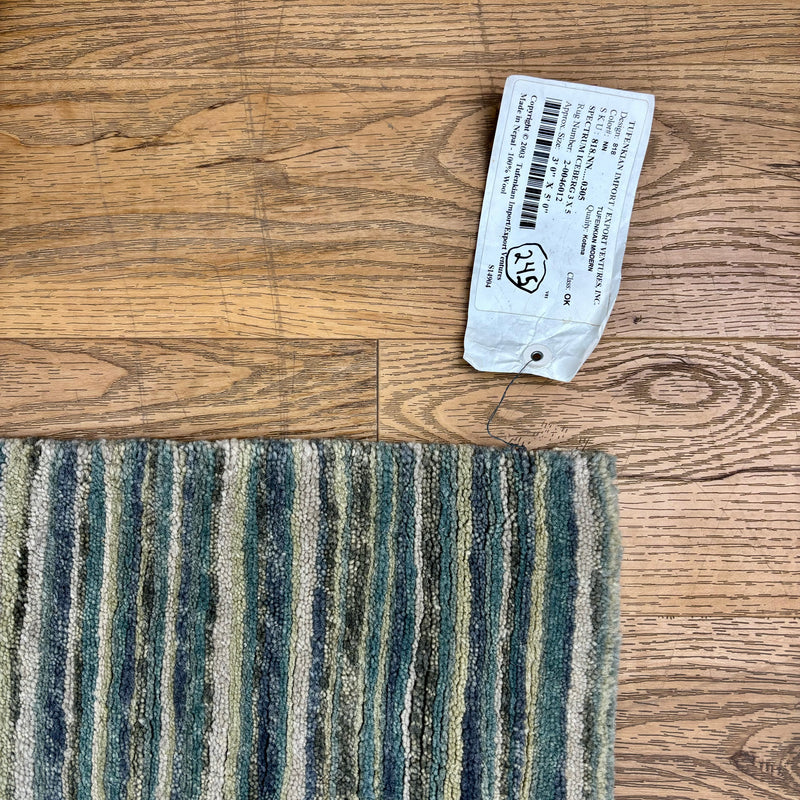 3x5-ft Spectrum Iceberg Area Rug – 100% Wool, 2-0046012
