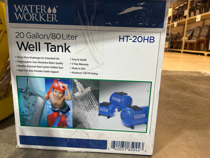 Water Worker 20 Gal. Horizontal Pressurized Well Tank