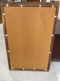 Wood Frame Mirror 39.75 in H x 27 in W