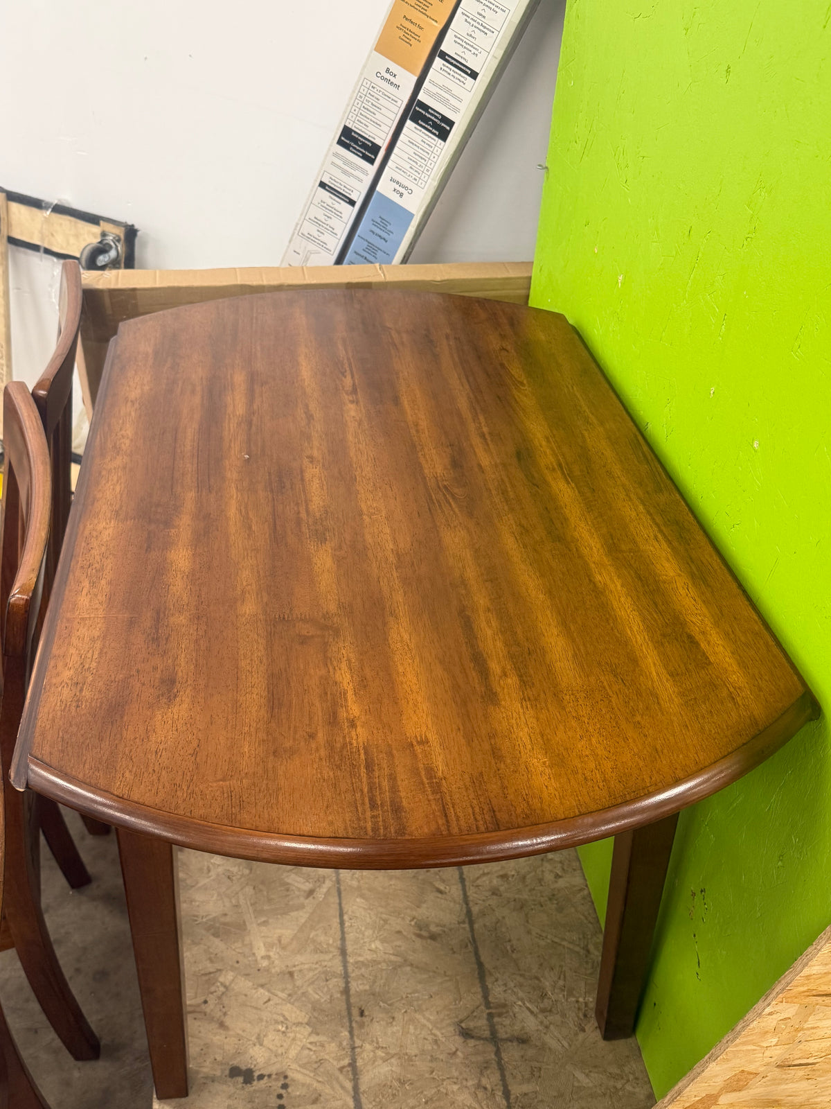 Rustic Brown Wooden Dining Set