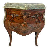 French Provincial Nightstand w/ Marble Top