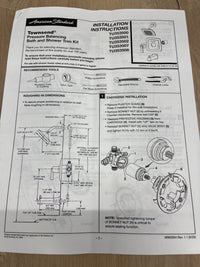 Tub and Shower Faucet Trim Kit Brushed Nickel