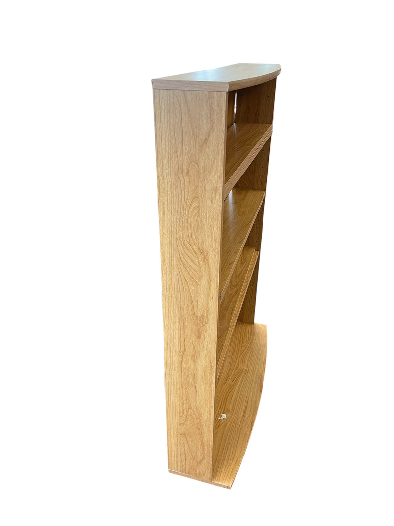 Oak Wood Media Shelf
