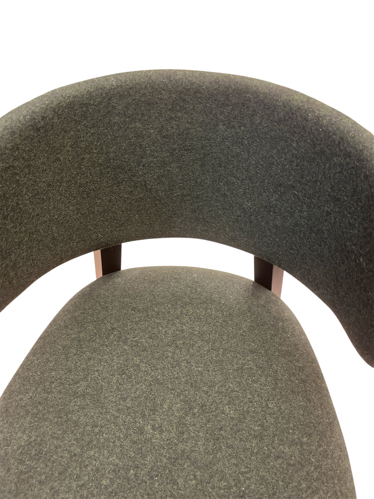 Dark Green Upholstered Bar Stool Black Frame