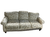 Cream Floral Patterned Sofa
