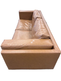 Modern Camel Leather Sofa
