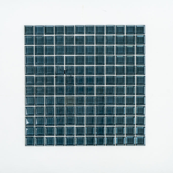 Crystal Mosaic Tiles Dark Turquoise EV08 - 11.5" x 11.5"