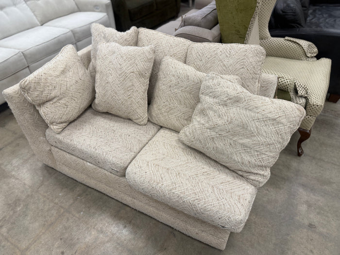 Light Off-White Half Sectional