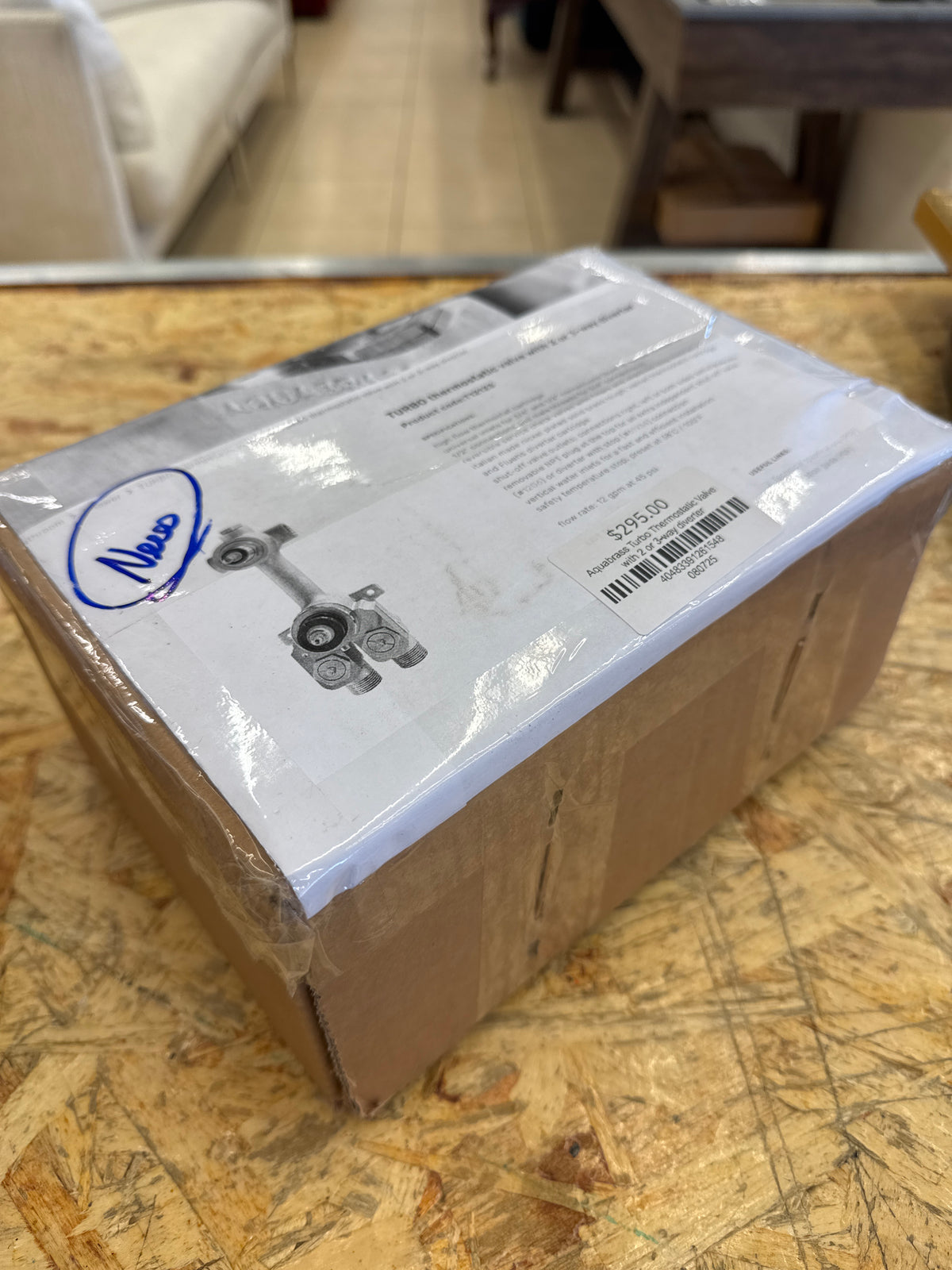 Aquabrass Turbo Thermostatic Valve with 2 or 3-way diverter