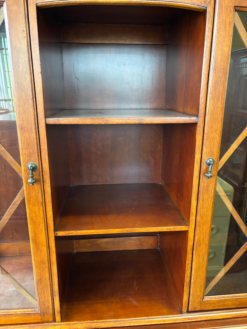 50"W Two Tier Maple Hutch Buffet