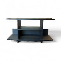 Black TV Stand With Shelf