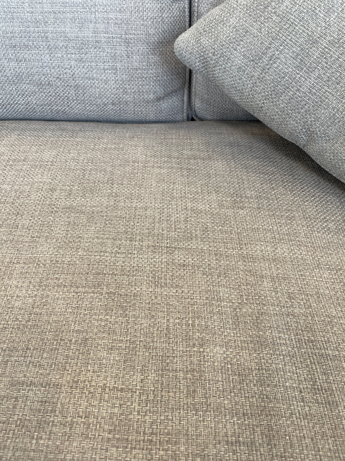Beige Fabric Sofa