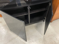 Modern Two-Level Storage Unit in Black