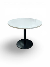 White Round Pedestal Dining Table