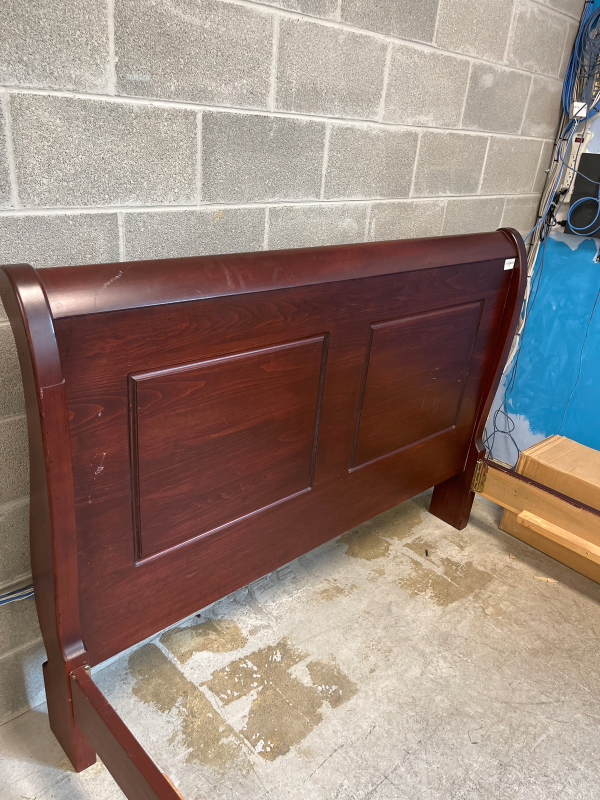 78"W Sleigh Bed Frame - King