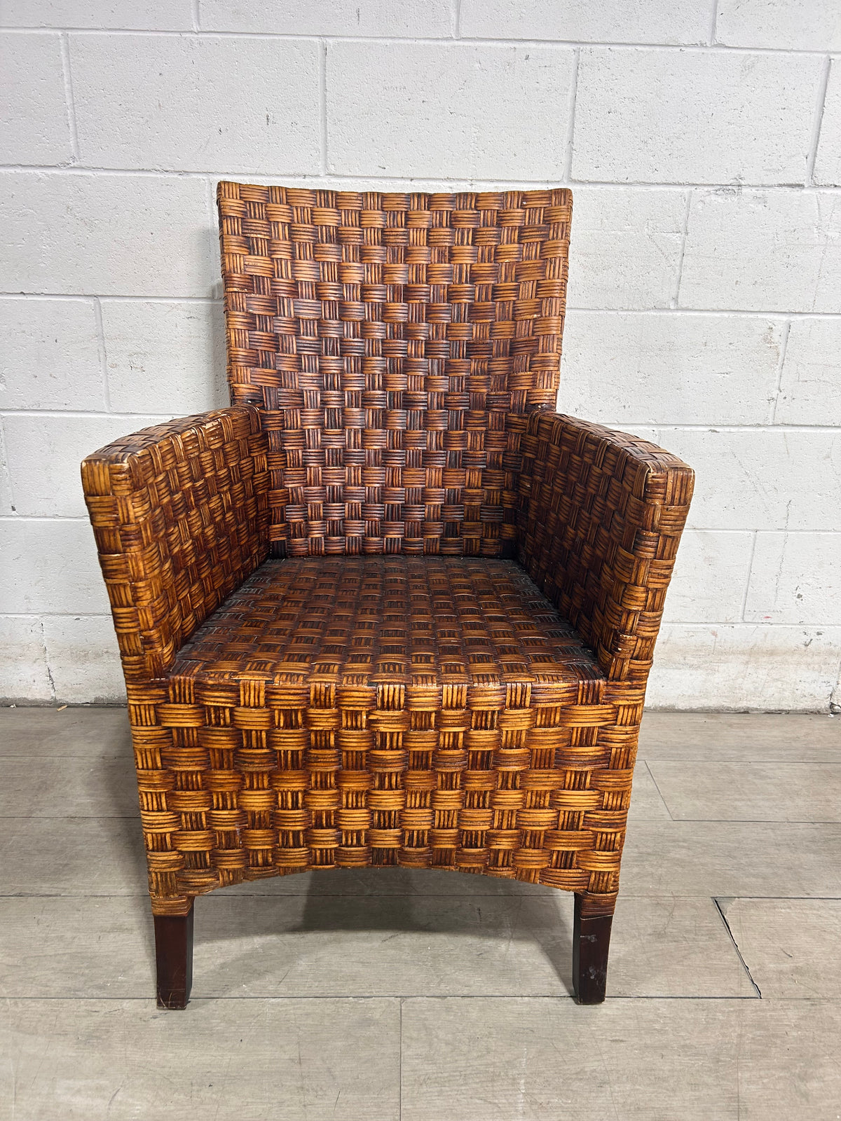 Litore Rattan Armchair With Ottoman