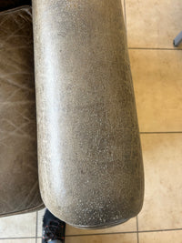 Distressed Leather Armchair
