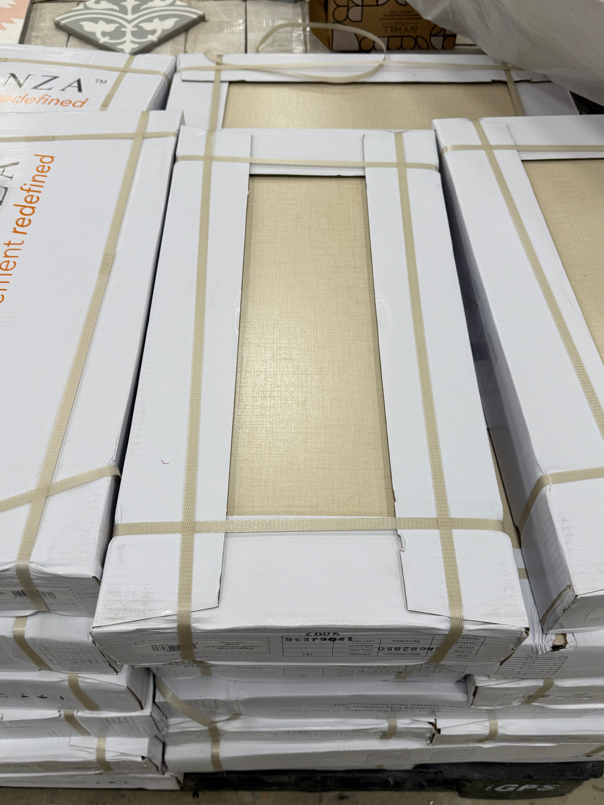 Cream Eleganza Modern Movement Redefined Tiles (12x24)