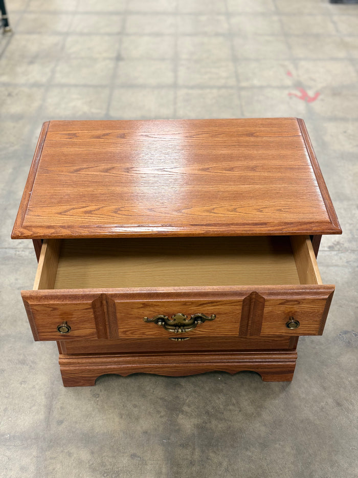 Small Light Honey Brown Nightstand