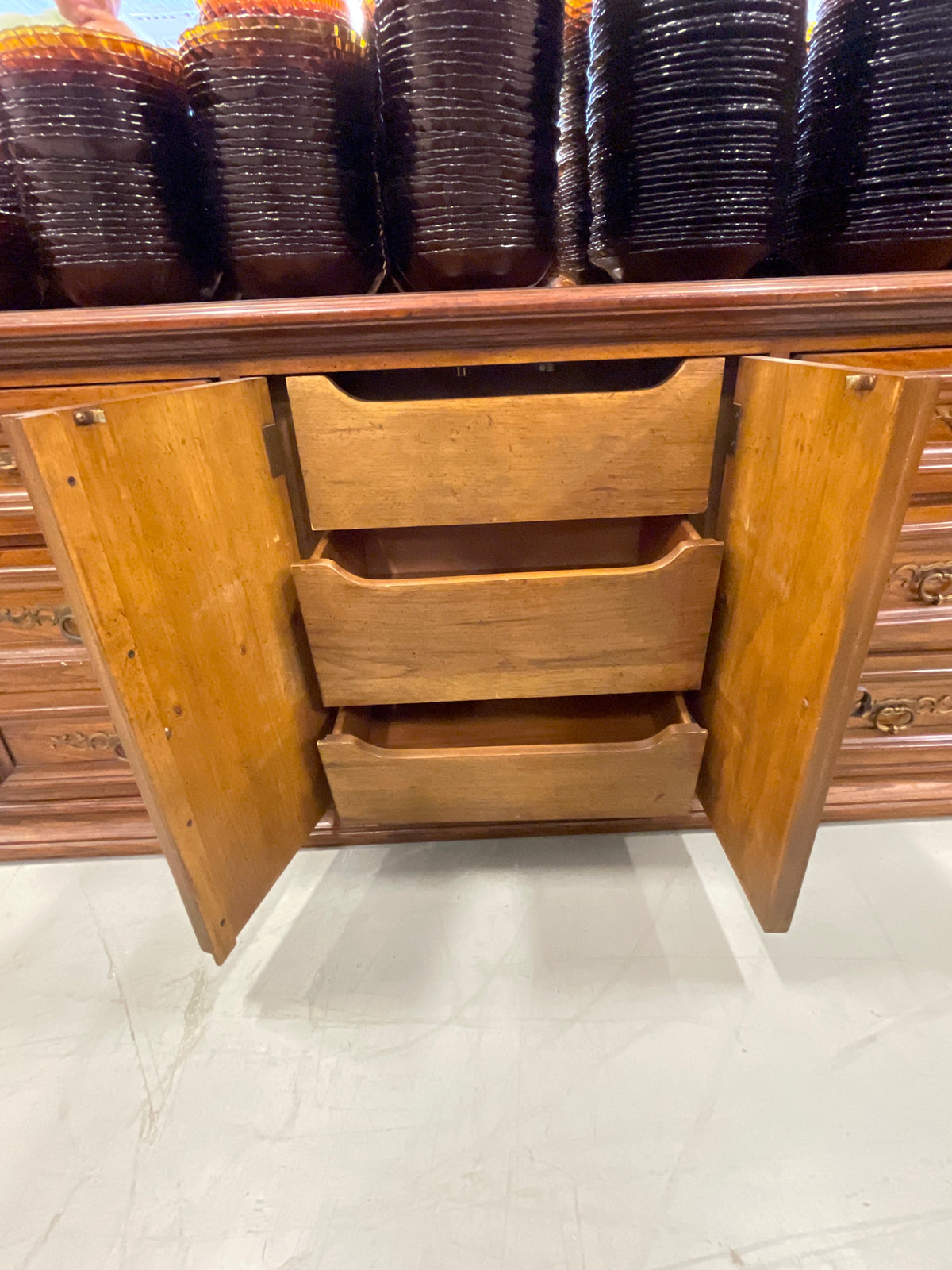 Tudor Style Dresser with 6 Drawers