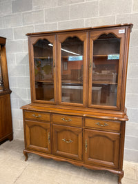 54"W Solid Wood Gibbard Buffet and China Cabinet