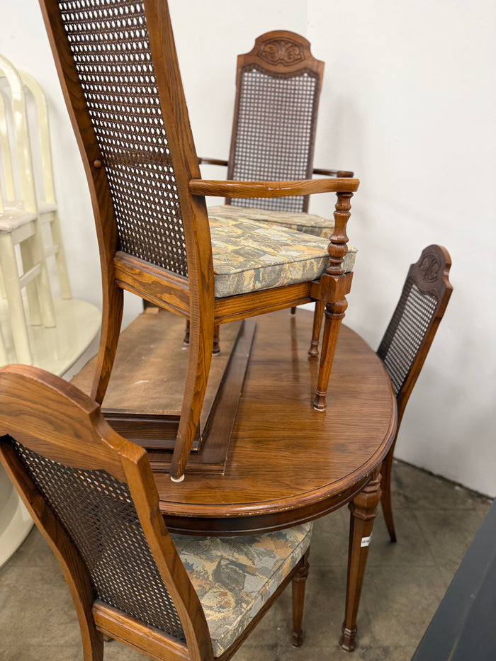 Light Coffee Brown Dining Set