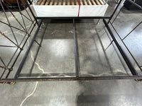 Nefertiti Metal Queen Bed Frame (The Bombay Furniture)