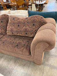 Light Brown Corduroy-Styled Sofa