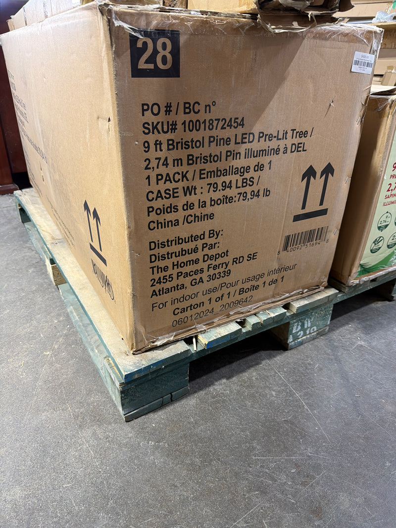 9 Foot Bristol Pine Holiday Tree