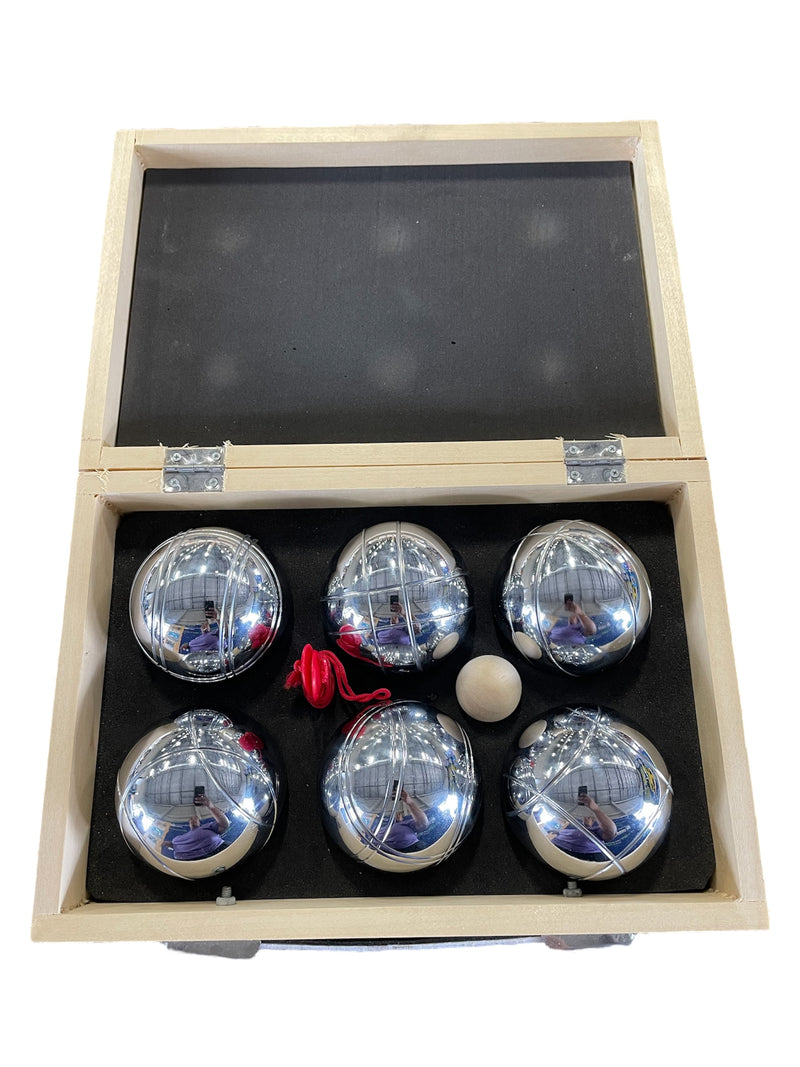 Pétanque Set - Recreational Boule Set of 6