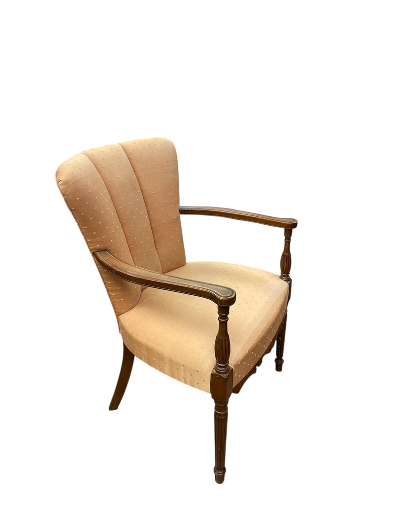 Patterned Upholstered Armchair