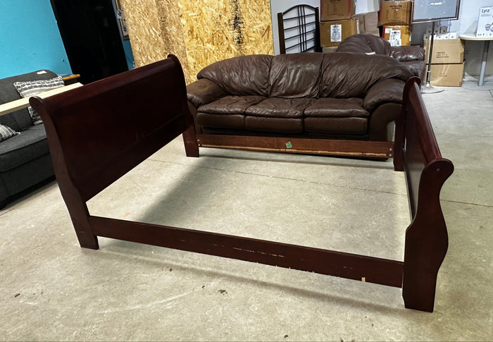 Double Sleigh Style Bed Frame