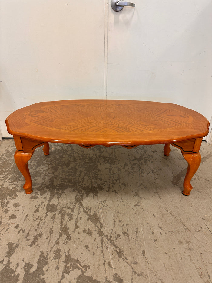 Wooden coffee table
