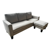 Modern Lounge Sectional w/ Ottoman